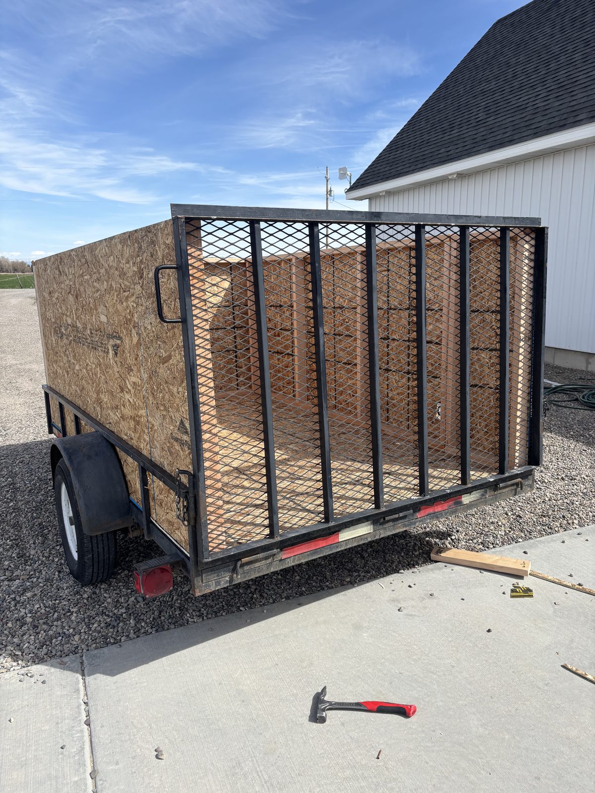 Peak Property Cleanouts custom hauling trailer