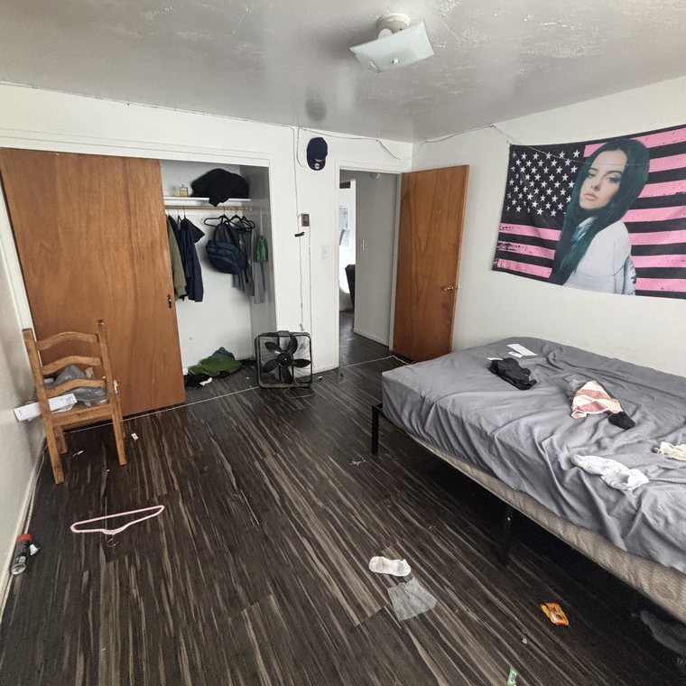 Bedroom cleanout before