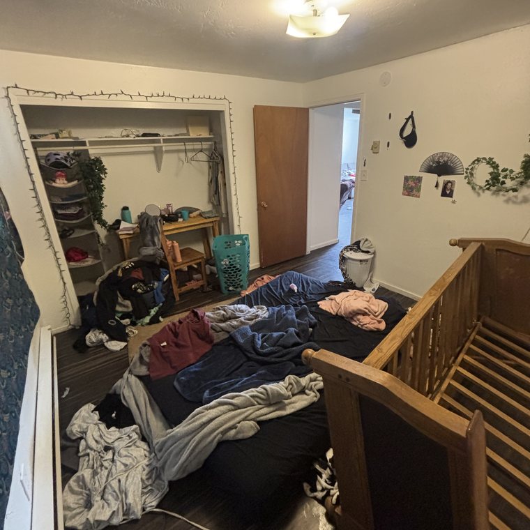 Spare room cleanout before